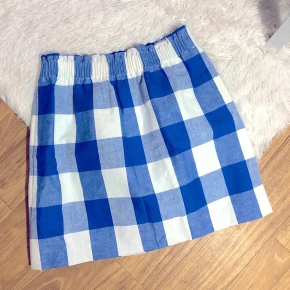 J.Crew Printed linen-cotton sidewalk mini skirt - Picture 3 of 5